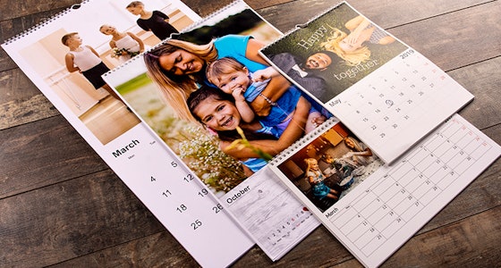 Gepersonaliseerde XL foto kalender van Colorland!